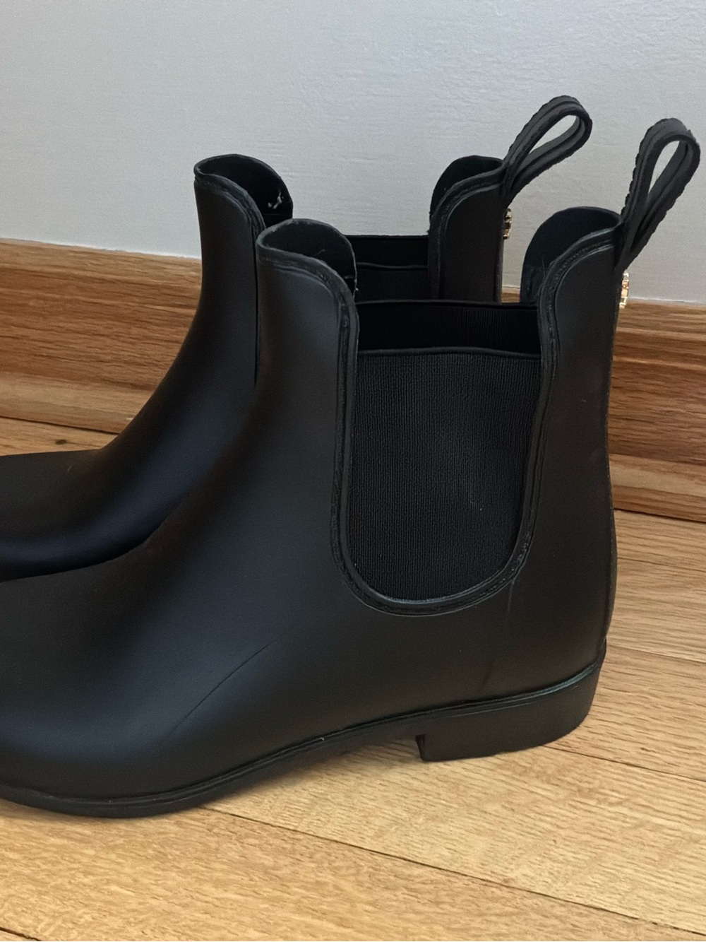Sam Edelman Black Chelsea Rain Boots